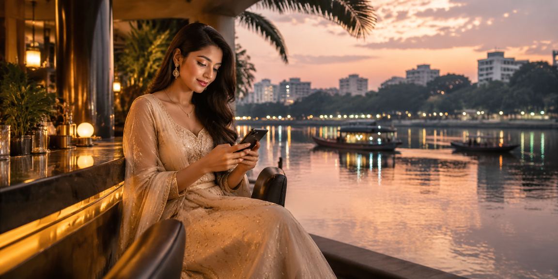 ঢাকায় মোবাইলে 111bet বেটিং অ্যাপ ব্যবহার করছেন একজন তরুণ সদস্য